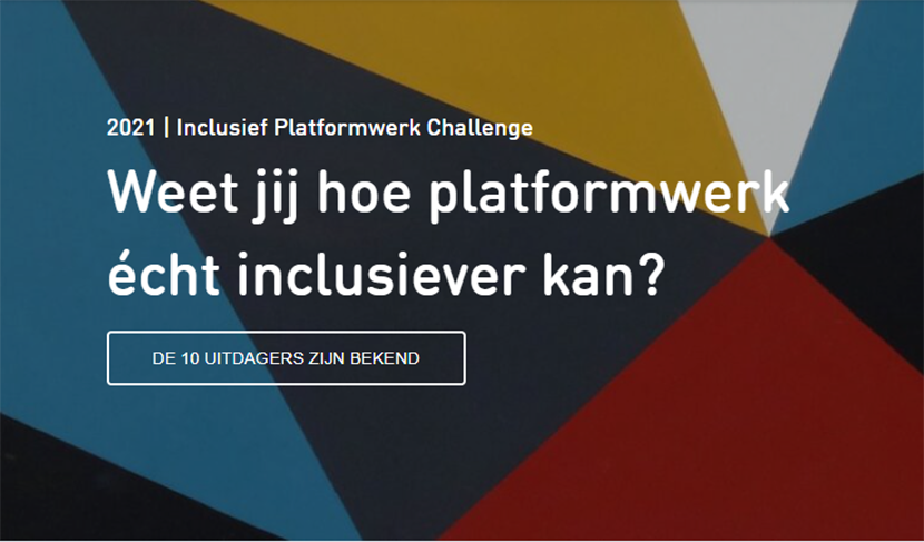 Finalisten challengeprijs Inclusief Platformwerk bekend